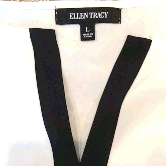 Ellen Tracy High Low Sleeveless Top - Picture 4 of 4